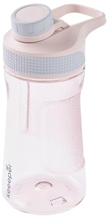 keeeper Trinkflasche, 530 ml, Auslaufsicher, Stoßfest, Rutschfest, Wasserflasche, 9,5 x 7,1 x 19 cm, daria, Nordic Pink