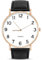 OFFCUP Orologio da Uomini, Orologio Al Quarzo Analogico, Orologio da Polso per Uomini Orologio da Uomini Analogico Al Quarzo Classico Business Casual Con Cinturino in Pelle (Oro Rosa)