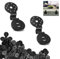 HuaMuDM 100 Stück Shade Cloth Clips, Spezialclip mit öse Schattiernetz Clip, Schattentuch Clips, Sonnensegel Clips,Schattiernetze Halteklammern, Kunststoff Clips für Schutztuch, Clips Für Schutztuch