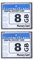 Goufride 2X Professional Carte Mémoire Compact Flash 8 Go (Whiteandblue)