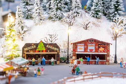 FALLER 272021-2 Christmas Market Stalls - Track Gauge N