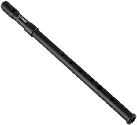 Sondery Irische Pfeife Penny Tin Whistle Schlüssel D Natürlicher Holzklang | Hergestellt aus ABS Material, einem Natürlicher Holzklang, Schwarz