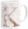 Personalised Initial K Any Letter Marble Vintage Rose Gold Blush Coffee Cup Tea Ceramic Mug 10oz
