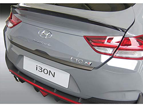 RGM ABS Heckstoßstangenschutz kompatibel mit Hyundai i30/i30N Fastback 2018-2020 Schwarz
