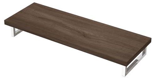 Mai & Mai Mensola Portalavabo 45cmx140cm, Marrone | Mensola per Lavabi d'Appoggio, Mensolone Sospeso per Lavabo, Platte01
