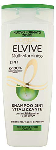 L'oreal Paris Elvive, Multivitamin-Shampoo, 2 in 1, 285 ml