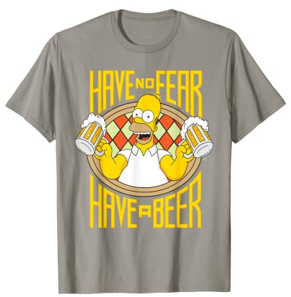 Les Simpsons Homer Beer Fear Chill-Out Weekend Brewmaster T-Shirt