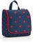 reisenthel toiletbag XL - XL trousse de toilette pratique avec crochet, matériau hydrofuge, Couleur:mixed dots red
