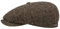 Stetson Hatteras Shetland Wool Flatcap - Schirmmütze Herren - Schiebermütze aus Wolle - Innen mit Baumwolle gefüttert - Herrencap Herbst/Winter braun 58 cm