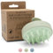 FABCARE Scalp Massage Brush for Hair Growth and Exfoliation, Wheat Straw and Silicone, Suitable for Wet or Dry Use, Improves Blood Circulation, Treats Dryness, Ideal for All Types (Green)