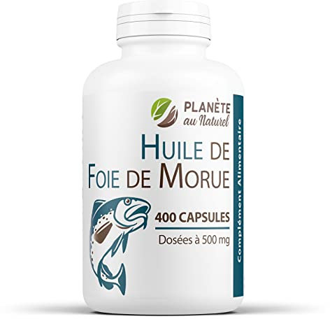 Huile de Foie de Morue 500 mg - 400 capsules