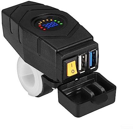 RANRAO 20-80V E-Bike Lenker USB Ladegerät 24V 36V 48V 60V QC3.0 Schnellladeadapter