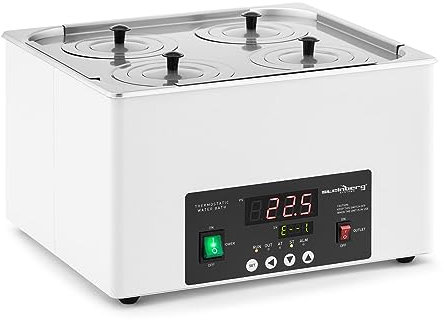 Steinberg Systems SBS-TWB-2004 Thermostatisches Wasserbad digital 14,6 l 5-100 °C 325 x 300 x 150 mm LED-Anzeige NTC-Sensor und Timerfunktion beheiztes Labor-Wasserbad
