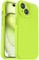 Vooii Compatible with iPhone 15 Plus Case, Upgrade Liquid Silicone [Enhanced Camera Protection] [Soft Anti-Scratch Microfiber Lining] Shockproof Phone Case for iPhone 15 Plus 6.7 - Fluorescent Green