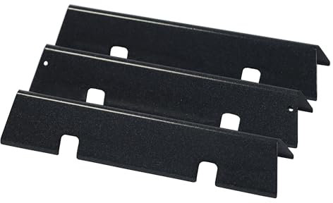 Spirit II E210 Grill Parts 7635 67045 Flavorizer Bars for Weber GS4 Spirit II I 200 Series E210 S210 E220 S220 with Front Control Knobs, 15.3 Porcelain-enameled Flavor Bar for Weber GS4 Flame Guard