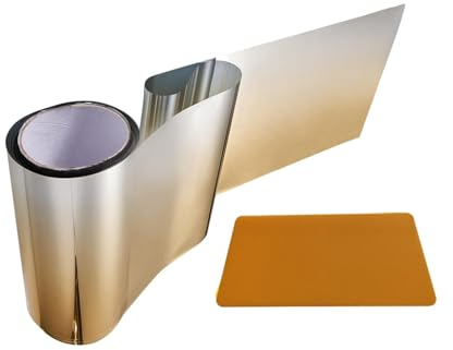 Ronyme Auto Sonnenblendenstreifen Tönungsfolie, Sonnenblendenstreifen Tönungsfolie Universal Windschutzscheiben Schattenaufkleber für Beschattung Und Filteru, Gold