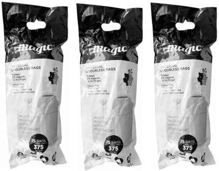 Magic Windeleimer Nachfüllpack & Windel Blaubaer | geruchsdichte & auslaufsichere Beutel | Für saubere und geruchsfreie Wickelbereiche | Nachfüllkassette, Nachfüllfolie für Windeleimer