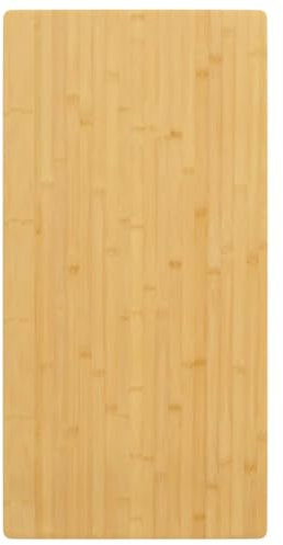 Gecheer Piano del Tavolo,Piano Tavolo Rettangolare,Piano da Tavolo da Pranzo,Piano da Scrivania,Piano Tavolo da Bar,Piani per Tavolo 50x100x4 cm in Bambù