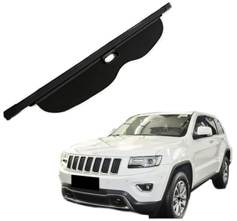 ZZZZS Auto Laderaumabdeckung Kofferraum für Je-ep Grand Cherokee 2011-2016, Kofferraumabdeckung Cargo Cover Rollo Aufbewahrung Schutz Abdeckung Privatsphäre ZubehöR