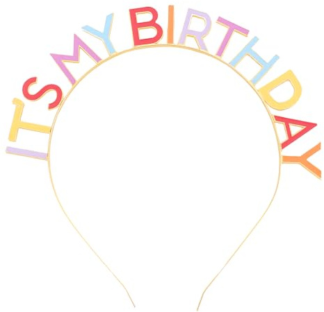 HSIXHAF 1 pcs Geburtstagskrone für Frauen Mädchen Königin Prinzessin Geburtstag Tiara Geburtstagsstirnband für Mädchen Happy Cute Sweet Headband Haarschmuck Geburtstagsfeier Dekorationen