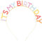 HSIXHAF 1 pcs Geburtstagskrone für Frauen Mädchen Königin Prinzessin Geburtstag Tiara Geburtstagsstirnband für Mädchen Happy Cute Sweet Headband Haarschmuck Geburtstagsfeier Dekorationen