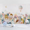 Bilderwelten Fototapete Kinderzimmer 255 x 384 cm Kinder Kindertapete Berge Boho Landschaft Vliestapete Tapete XXL Wanddeko Ideen