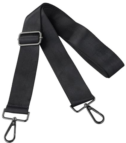 Anseom Universal Replacement Crossbody Bag Strap Changeable Shoulder Straps for Handbags Wide Purse Straps Adjustable Strap for Messenger Bags with Metal Swivel Hooks for Camera Duffle Laptop