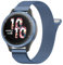 Oumida Bracelet pour Fossil Femme Gen 6/Fossil Femme Gen 5E, 18mm bracelet acier inoxydable pour Vivoactive 4S/Venu 2S/Venu 3S/Vivomove 3S, Bleu marine