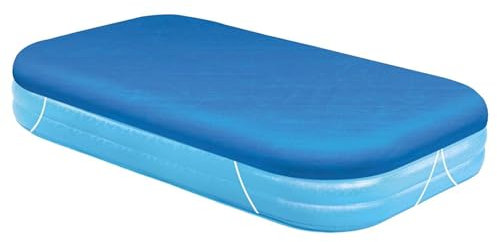 Cobertor Hinchable para Piscina Rectangular - Cubierta para piscina familiar de 120 x 72 pulgadas | Protector de piscina impermeable, protector de piscinas familiares para piscina con estructura de me