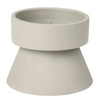 broste Copenhagen Anker Leuchter, weiß, 7cm