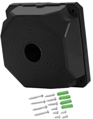 Montagebox für Überwachungskameras, Anschlussdose für Kuppelkameras, Einfach zu Installierende Kamera Montagebox, Abdeckung für Kuppelkameras Im Innen, Schwarz