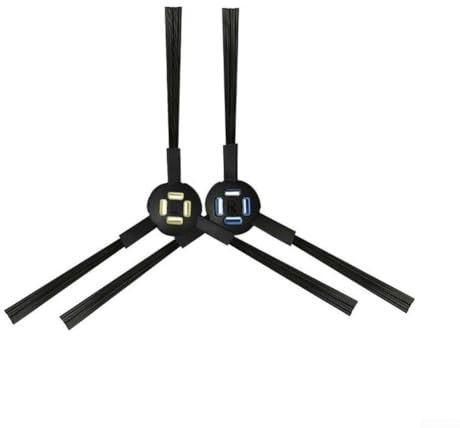 6 Stück Seitenbürsten Für ZACO Für A10 Roboter-Staubsauger Und Wischroboter, Ersatzbürsten Kompatibel Für ILIFE, Hochwertige Qualität, Effektive Reinigung, Zubehör Für Saugroboter