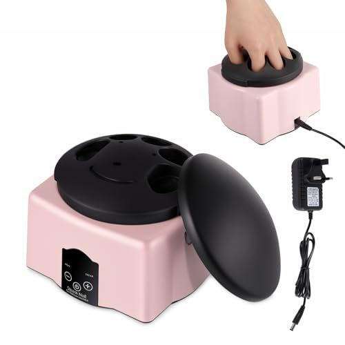 Electric Nail Polish Remover Machine, 36W Electric Nail Soaking Bowl, Intelligent Touch Control & Adjustable Temperature 40-65°, Fast Heating Nail Soaking Bowl, for Nail Polish