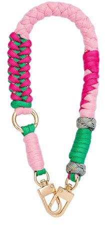 GXGM Handykette Kurz Handgelenk Handgewebt Pastelle Handyband zum Umhängen Phone Lanyard Handy Kette Kurze Schlüsselanhänger Armband