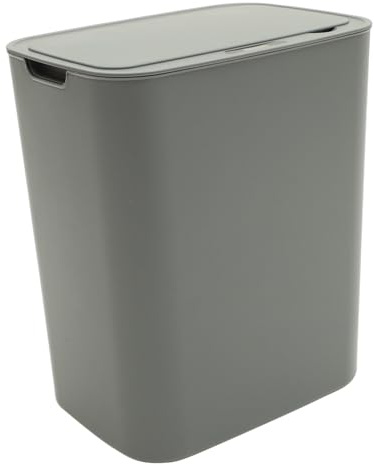 TOYANDONA Poubelle Intelligente avec Capteur Automatique Bac à Déchets Compact avec Couvercle pour Cuisine et Maison Capacité sans Contact Design Portable et Hygiénique Couleur Grise