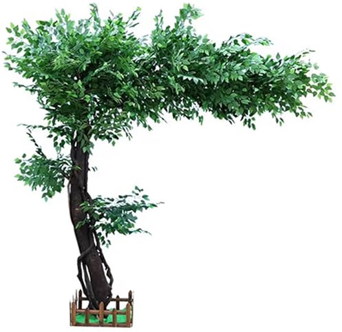 Faux Banian Dense et étendu - Arbre Artificiel réaliste for la décoration intérieure extérieure de Mariages, d'hôtels commerces(4 * 3)