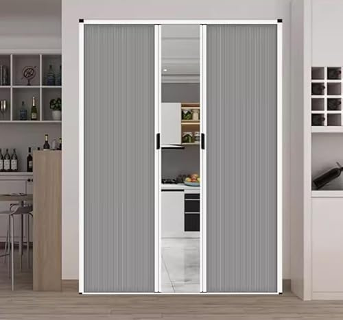 puertas plegables Puertas Dobles De Acordeón Interior, Puerta Invisible Plegable 240 220 230 210 200 Cm De Alto(200x200cm/79x79in)
