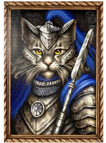MyPuzzle Lord Scratch Knight – Sarah Richter - Premium 1000 Teile Puzzle - MyPuzzle Sonderkollektion von Tate & Co Puzzles