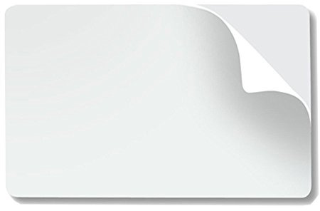 badgeDesigner Bodno Premium Cr80 10 Mil Mylar Adhesive Backed PVC Cards 500 Pack