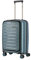Travelite 4-Rad Handgepäck Koffer mit Vortasche erfüllt IATA-Bordgepäckmaß, Gepäck Serie AIR Base: Funktionaler Hartschalen Trolley im coolen Look, 075346-25, 55 cm, 43 Liter, eisblau