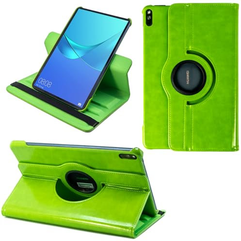 COOVY® 2.0 Funda para Huawei Mediapad M6 (10.8) / Matepad (10.8) Smart 360º Grados ROTACIÓN Cover Case Protectora Soporte Auto Sueño/Estela | Verde