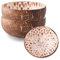 Coco Lot de 2 bols à smoothie en noix de coco avec incrustation nacrée