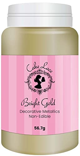 Cake Craft Group Cake Lace Decorative Metallics Luster Dust, 56.7 Grams Bright Gold
