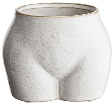 BUTLERS Blumentopf 12 x 11cm aus Steinzeug -Botty- Pflanzentopf für innen und außen | Übertopf zur Dekoration von Balkon, Küche oder Wohnzimmer