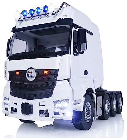 LESU 8X8 Ferngesteuertes Auto 1/14 4 Achsen 3363 RC Traktor LKW Metall Fahrgestell RC Schwermaschine