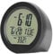 Candeon Digital Auto Uhr Thermometer, 3 In 1 Solarbetrieben Mini Auto Uhr Mit Temperatur Und Kalender, Auto Digitaluhr Elektronische Fahrzeug Armaturenbrett Uhr Solar Autouhr für Universalautos
