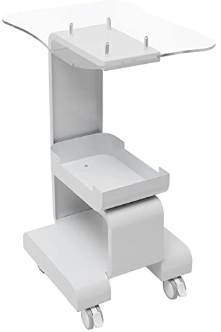 C-Juzarl Chariot de salon de beauté avec roulettes, chariot cosmétique, chariot de salon, chariot de travail, chariot à outils portable pour instruments de beauté