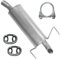Polmo Schalldämpferset Auspuff Endtopf für Opel Astra 3 III H 2004-12/2009 1.9 CDTI