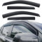 JHCHAN Windabweiser für Volkswagen VW Amarok 2023-2024-2025 Doppelkabine V6 Aventura Trendline Startline Highline Tinted Kleben Regenabweiser (Amarok 2023-2025)