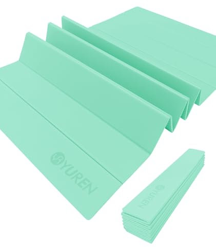 RYTMAT Faltbar Yogamatte 195×90cm Rutschfest Fitnessmatte Gymnastikmatte 10mm Dicke Trainingsmatte TPE Turnmatte Sportmatte